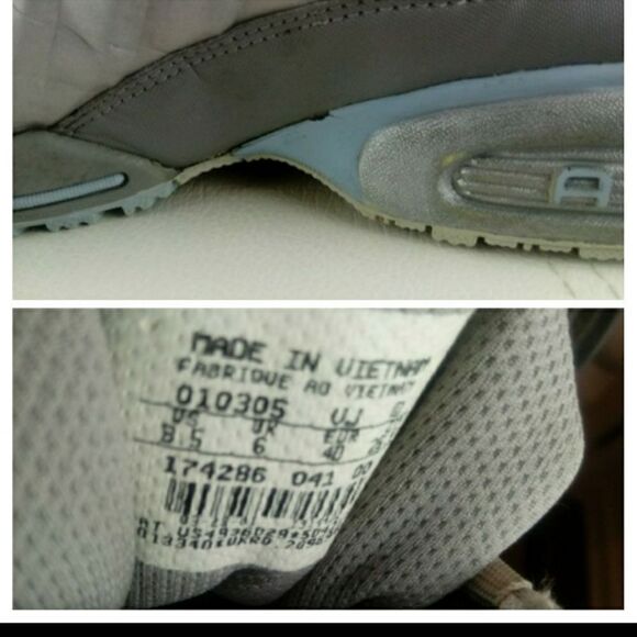 Nike Air Silver Cross training athletic shoes - Picture 7 of 8